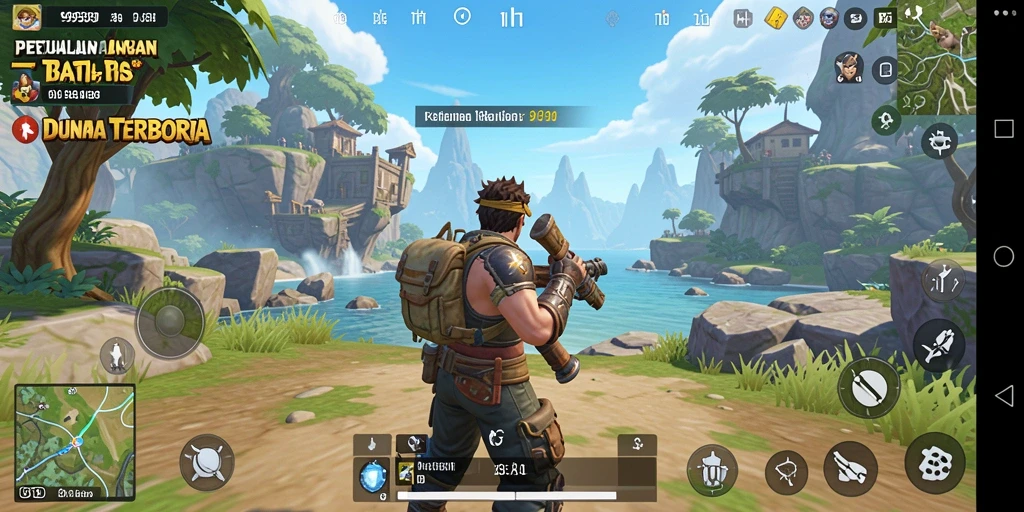 Tangkapan layar dari gameplay 9939 yang menampilkan dunia terbuka yang luas.