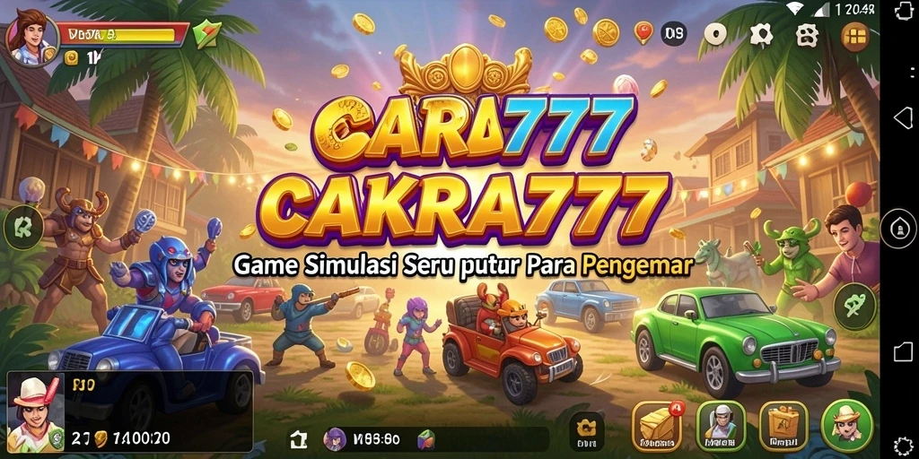 Tampilan gameplay seru dari CAKRA777 yang mendebarkan.