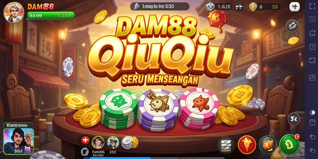 Gameplay QiuQiu yang seru dan kompetitif.