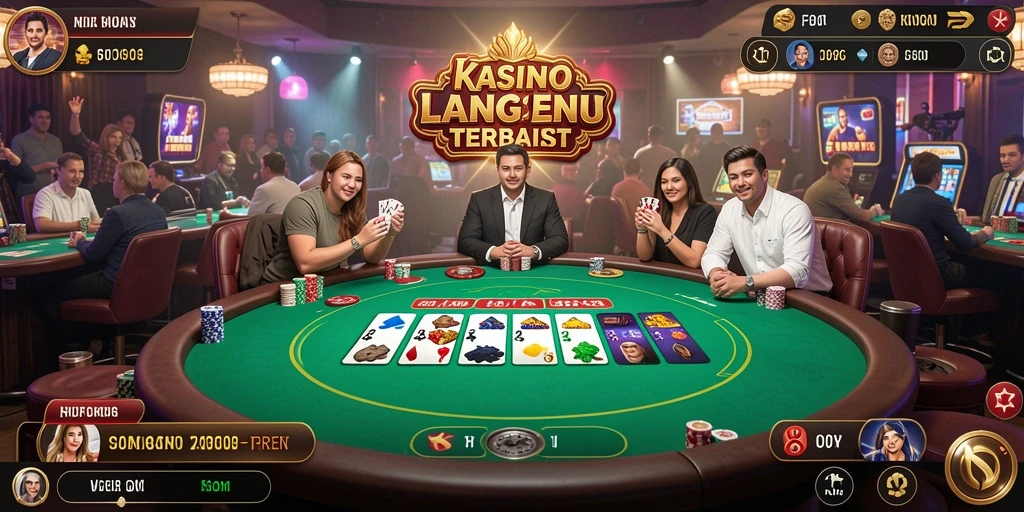 Tampilan menarik dari permainan Live Casino F08 dengan dealer profesional.
