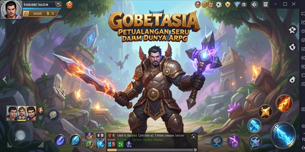 Tampilan gameplay GOBETASIA yang menarik dan menantang.