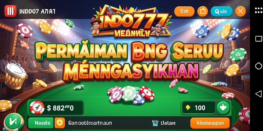 Tampilan gameplay Bingo yang seru dan menarik di INDO777.