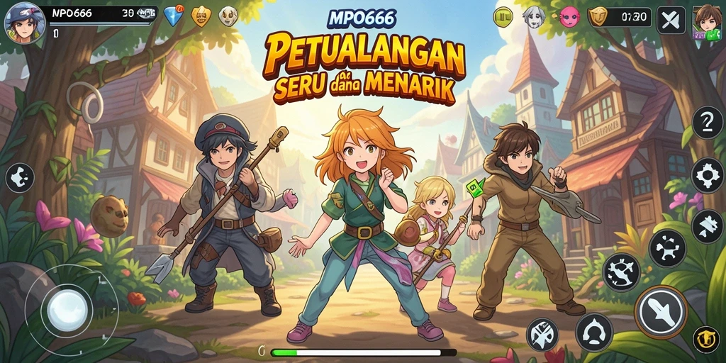 Tampilkan gameplay seru MPO666 dengan karakter anime yang menarik.