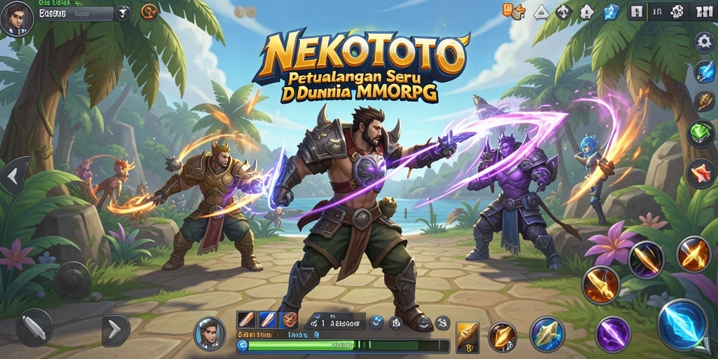 Gameplay seru NEKOTOTO dengan grafis yang menawan.