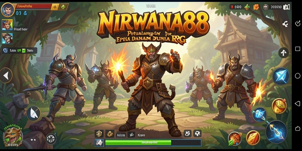Gameplay epik dalam NIRWANA88 dengan grafis mencolok.