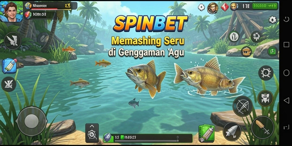 Tangkapan ikan besar dalam permainan SPINBET yang seru.