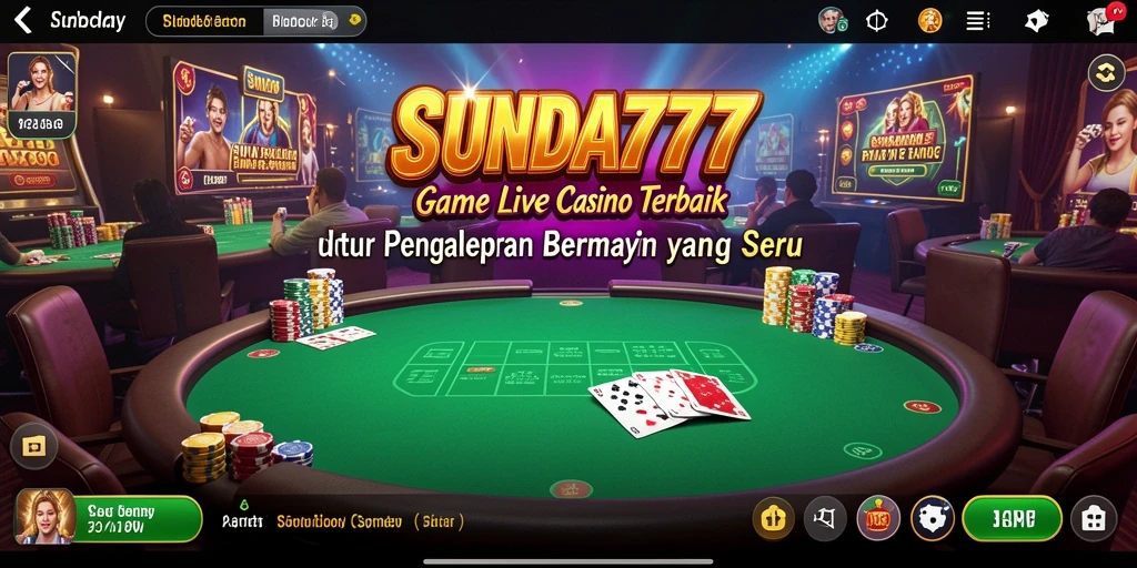 Gameplay menarik Live Casino SUNDA777 yang mendebarkan.
